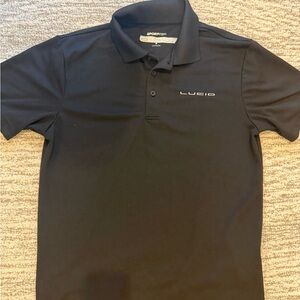 Lucid Motors Black Polo Shirt for Men size medium
